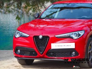 Alfa Romeo Stelvio Front Spoiler - Carbon Fiber - Stile Italia 
